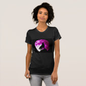 オオカミ・ハウリング・アット・ムーン Tシャツ (正面フル)