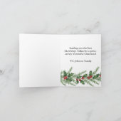 オオカミ ハスキー 犬 愛好家 面白い ジョーク 簡単 カスタマイズ シーズンカード (内部)