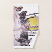 オオカミ・パック バスタオルセット (ハンドタオル)