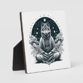 オオカミ フォトプラーク (正面)