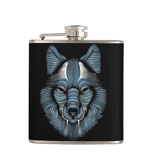 オオカミ フラスク (正面)