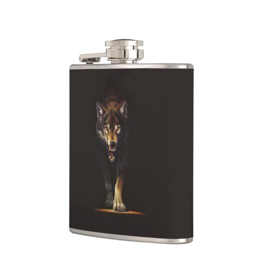 オオカミ フラスク (左)