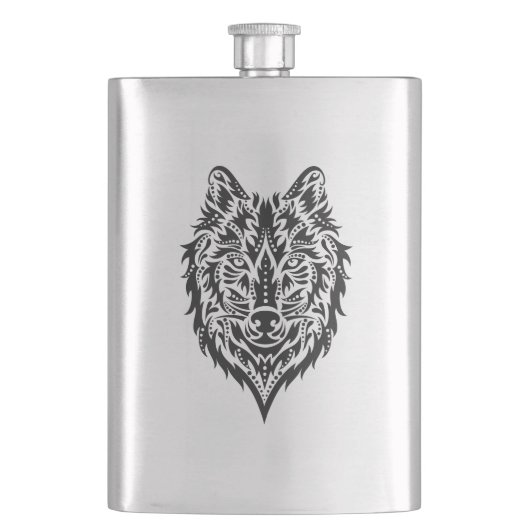 オオカミ フラスク (正面)