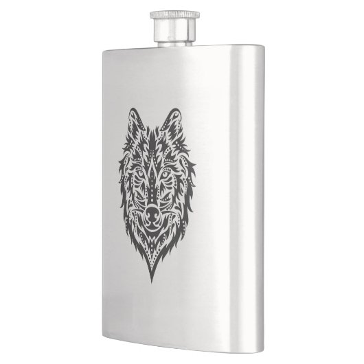 オオカミ フラスク (左)