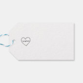 オオカミ ベイビーシャワー ギフトタグ ありがとう (裏面横)