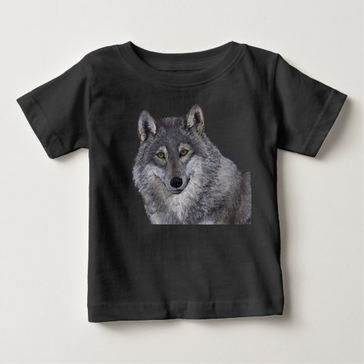 オオカミ ベビーTシャツ (正面)