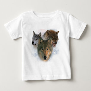 オオカミ ベビーTシャツ