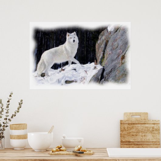 オオカミ ポスター (キッチン)