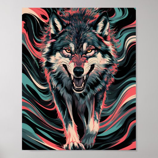 オオカミ ポスター (正面)