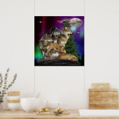 オオカミ ポスター (キッチン)