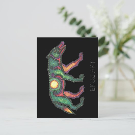 オオカミ ポストカード (スタンド正面)