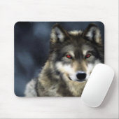 オオカミ マウスパッド (マウス)