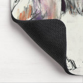 オオカミ マウスパッド (コーナー)