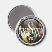 オオカミ マグネット (正面/裏面)