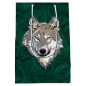 オオカミ ミディアムペーパーバッグ (裏面)