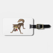 オオカミ ラゲッジタグ (正面横)