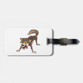 オオカミ ラゲッジタグ (裏面横)