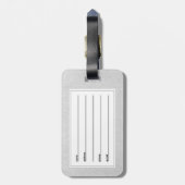 オオカミ ラゲッジタグ (裏面縦)