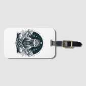 オオカミ ラゲッジタグ (正面横)