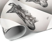 オオカミ ラッピングペーパー (ロールコーナー)