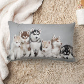 オオカミ ランバークッション (ブランケット)