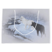 オオカミ ラージペーパーバッグ (正面)