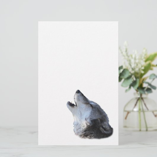 オオカミ 便箋 (スタンド正面)