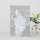 オオカミ 便箋 (スタンド正面)