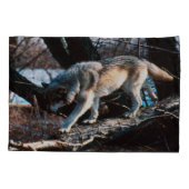 オオカミ 枕カバー (裏面)