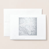 オオカミ 箔カード (裏面封筒付き)