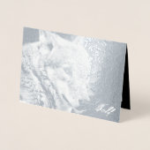 オオカミ 箔カード (正面)