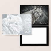 オオカミ 箔カード (ディスプレー)