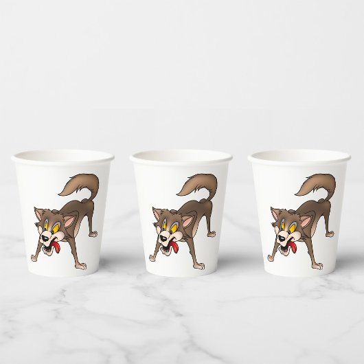 オオカミ 紙コップ