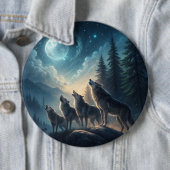 オオカミ 缶バッジ (インサイチュ)