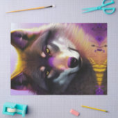 オオカミ 薄葉紙 (クラフト)