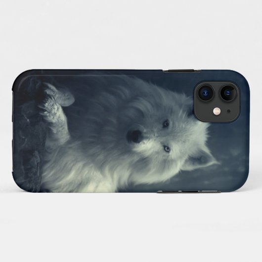 オオカミ Case-Mate iPhoneケース (裏面(横))