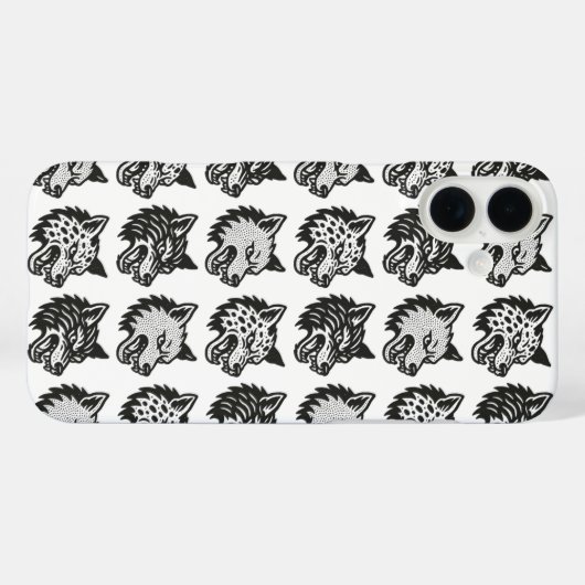 オオカミ Case-Mate iPhoneケース (裏面 (横))