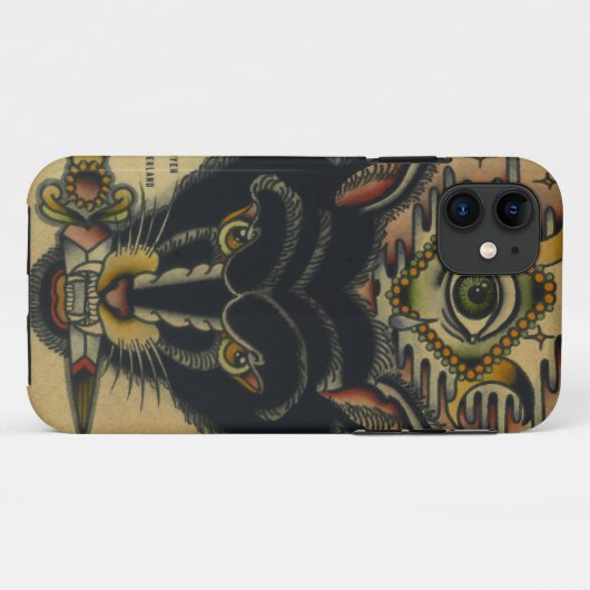 オオカミ Case-Mate iPhoneケース (裏面(横))