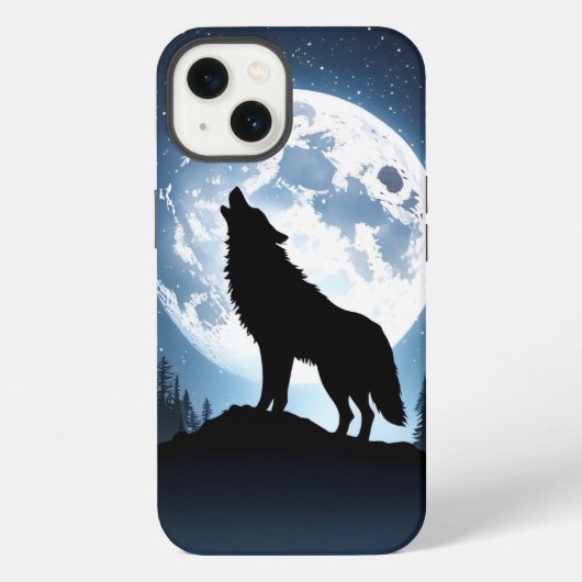 オオカミ iPhoneケース (裏面)