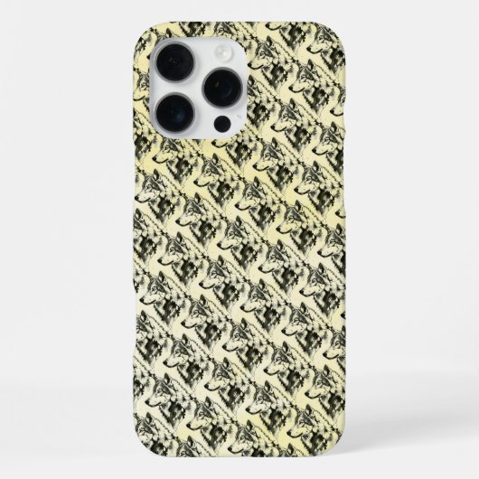 オオカミ iPhoneケース (裏面)