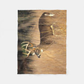 オオカミ | Smoky Mountains Tennessee フリースブランケット (正面)