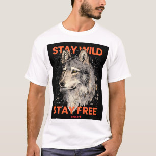 オオカミ Tシャツ