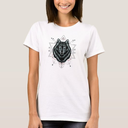 オオカミ Tシャツ (正面)