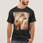 オオカミ Tシャツ (正面)