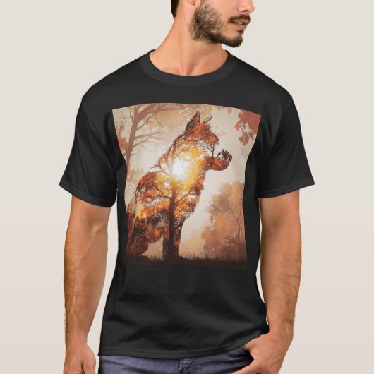 オオカミ Tシャツ (正面)