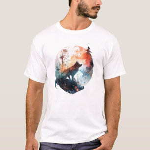 オオカミ Tシャツ