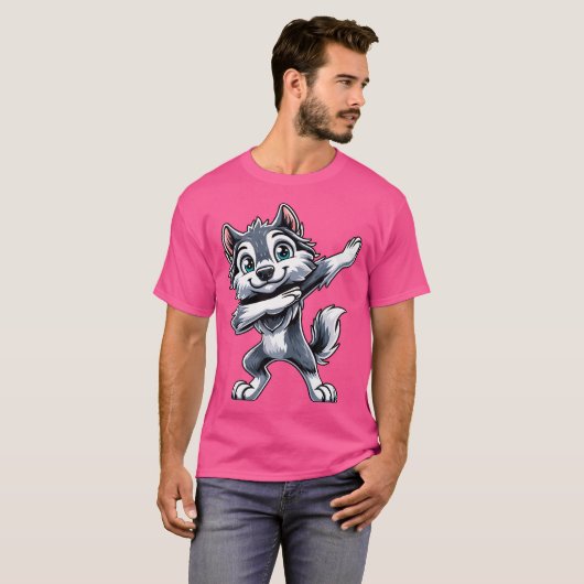 オオカミ Tシャツ (正面フル)