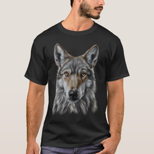 オオカミ Tシャツ (正面)