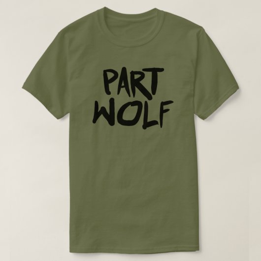 オオカミ Tシャツ (デザイン正面)