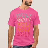 オオカミ Tシャツ (正面)